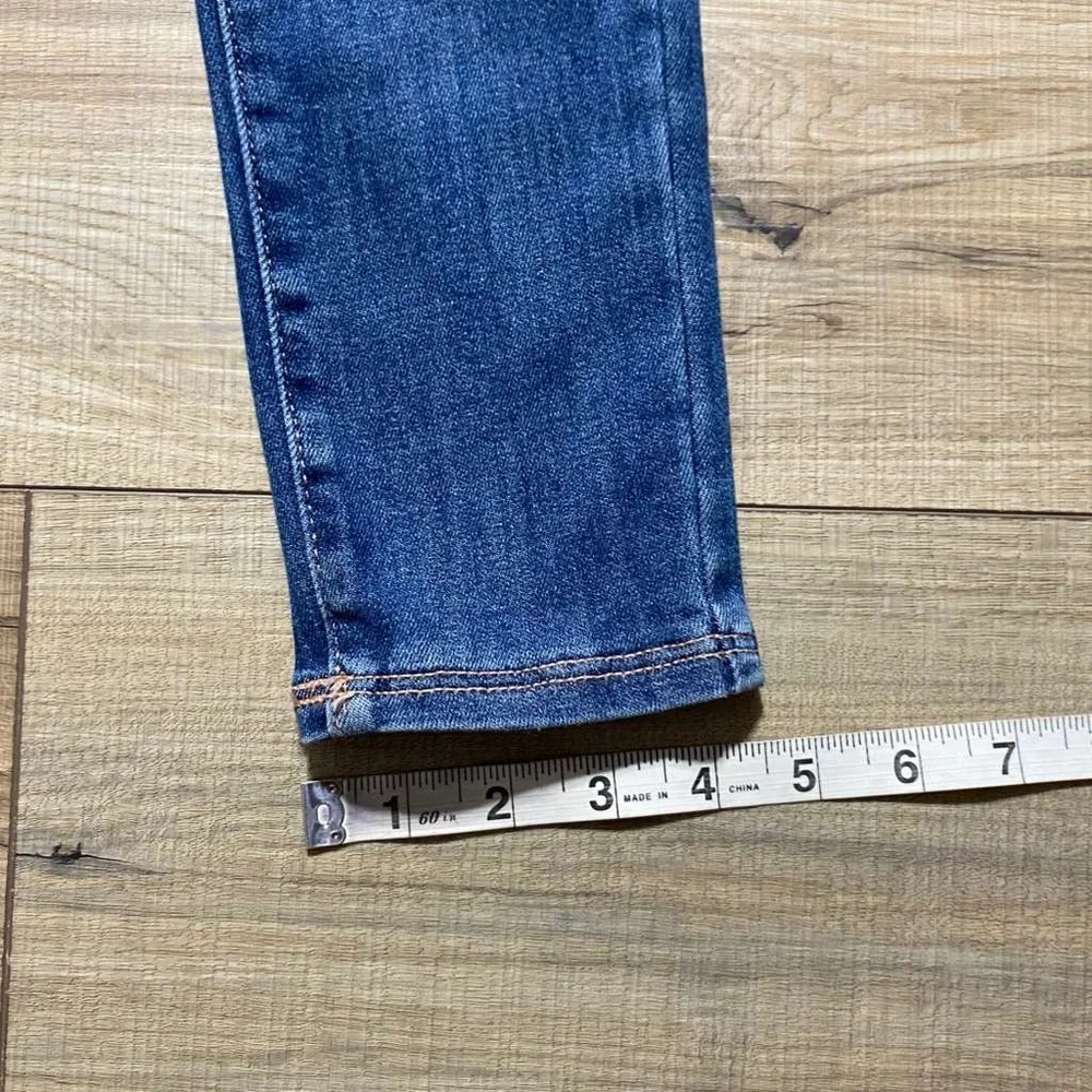 Old Navy Girls High-Rise Rockstar Distressed Jeggings Size 12 Ocean Blue‎